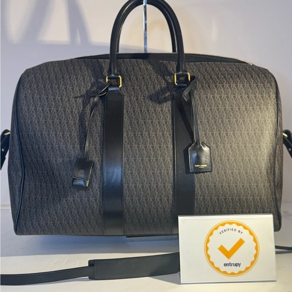 Saint Laurent Monogram 24H Duffle Bag Authentic Like New
